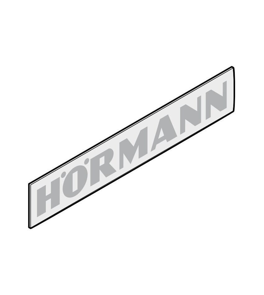 Табличка с логотипом Hörmann (162,2 × 29,8 мм), фото 9