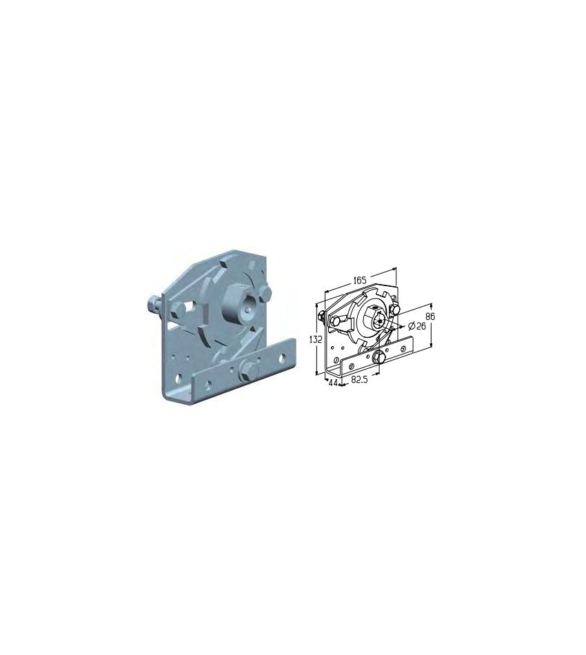 Муфта предохранительная храповая SBD-1R для подъёмных секционных ворот, фото 1
