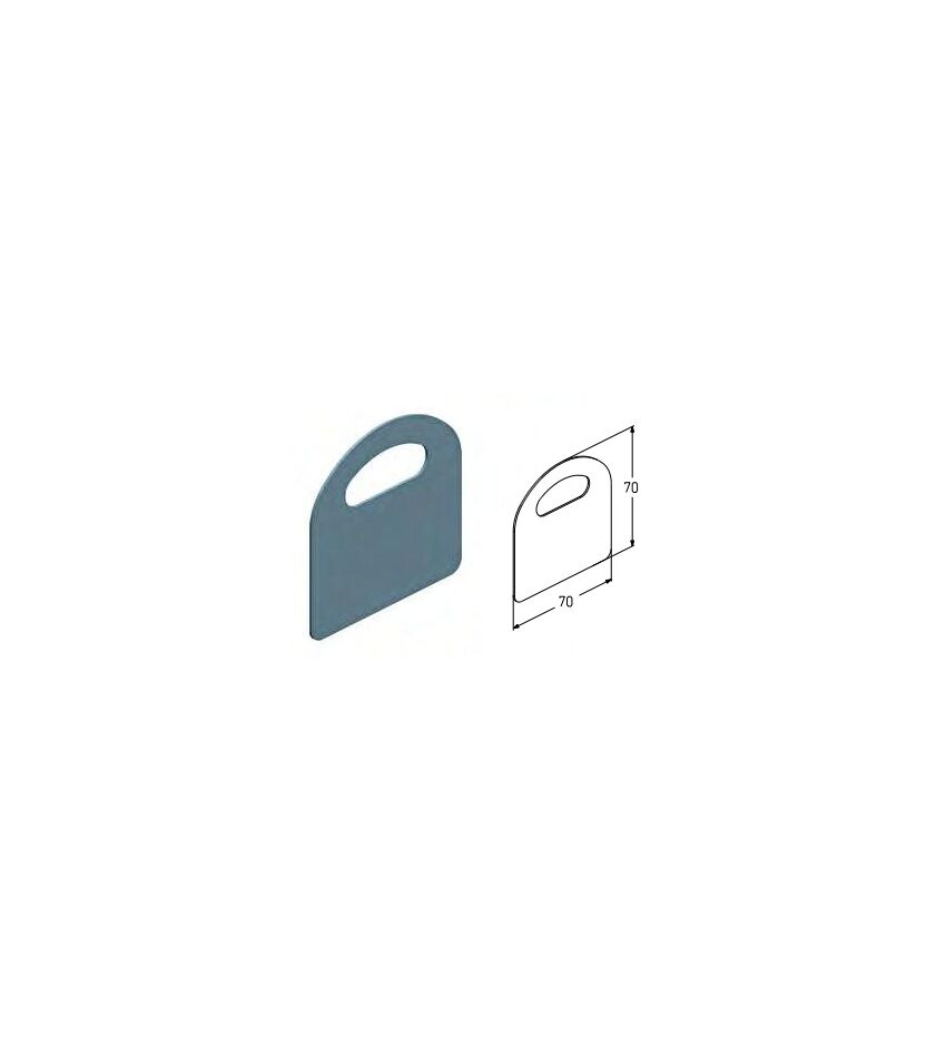 Пластина ограничительная для подъёмных секционных ворот, фото 1