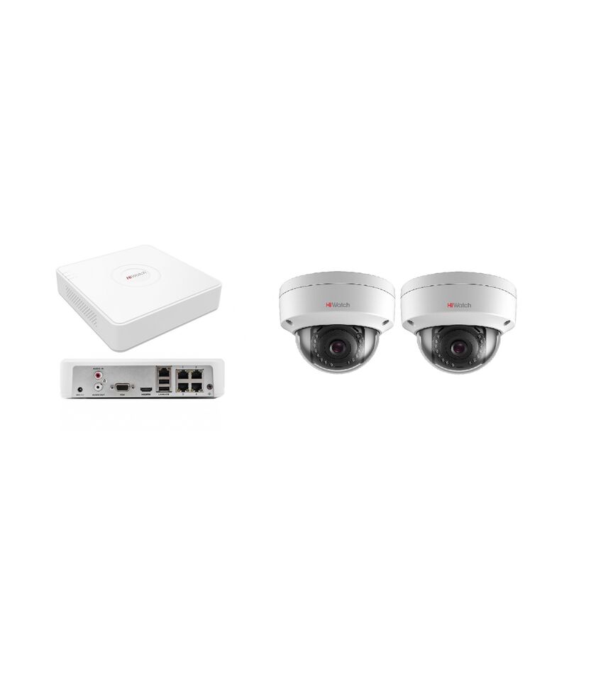 Комплект видеонаблюдения HiWatch IP 2IN KIT, фото 1