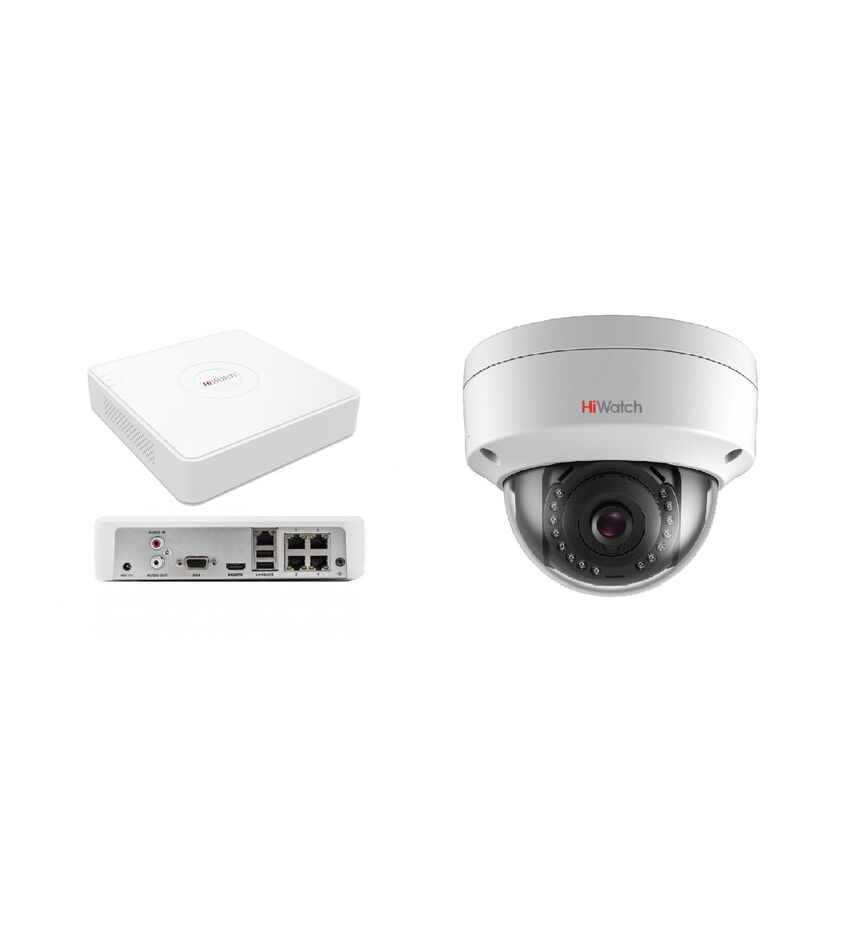 Комплект видеонаблюдения HiWatch IP 1IN KIT, фото 1