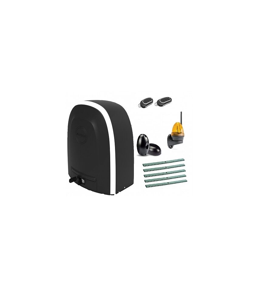 Автоматика для откатных ворот ALUTECH RTO-500KIT FULL5-K, комплект: привод, 2 пульта, лампа, фотоэлементы, 5 реек, фото 1