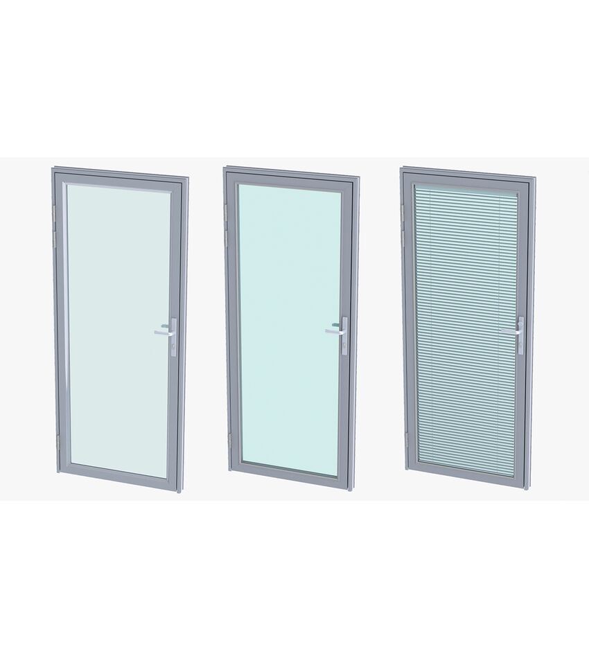 Дверь алюминиевая тёплая ТПТ-65 шир. до 1200\выс. до 2400, фото 5