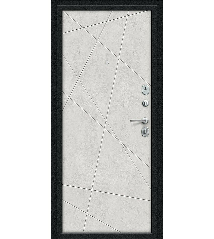 Дверь металлическая входная  Граффити-5 (117.Г5) Букле черное/Look Art 205*86 левое, фото 2