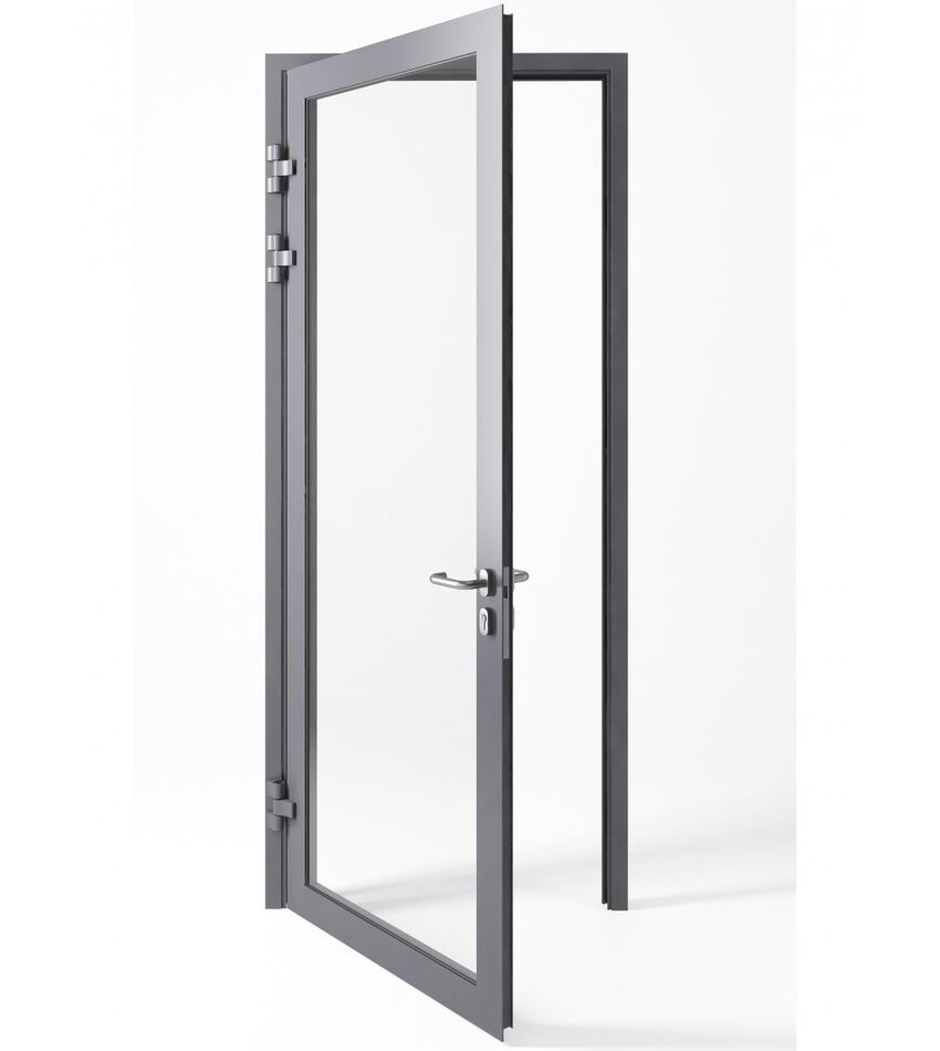 Дверь алюминиевая холодная  ТПТ-45 шир. до 1200\выс. до 2400, фото 4