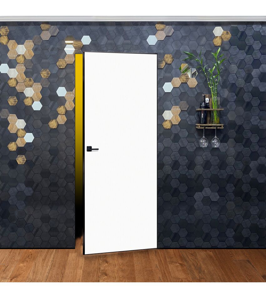 Скрытая дверь. Внешнее открывание. Кромка Black Edition, фото 1