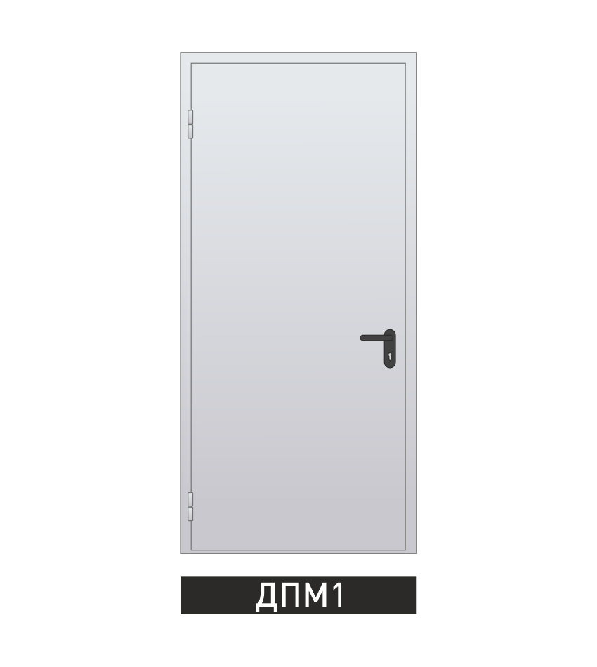 Дверь металлическая однопольная противопожарная Ei 60. 960 x 1700  выс., фото 15