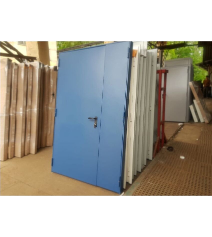 Дверь металлическая однопольная противопожарная Ei 60. 980 x 1500  выс., фото 17