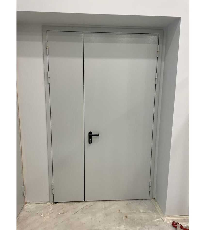 Дверь металлическая двупольная противопожарная Ei 60. 1380 x  2300  выс., фото 19