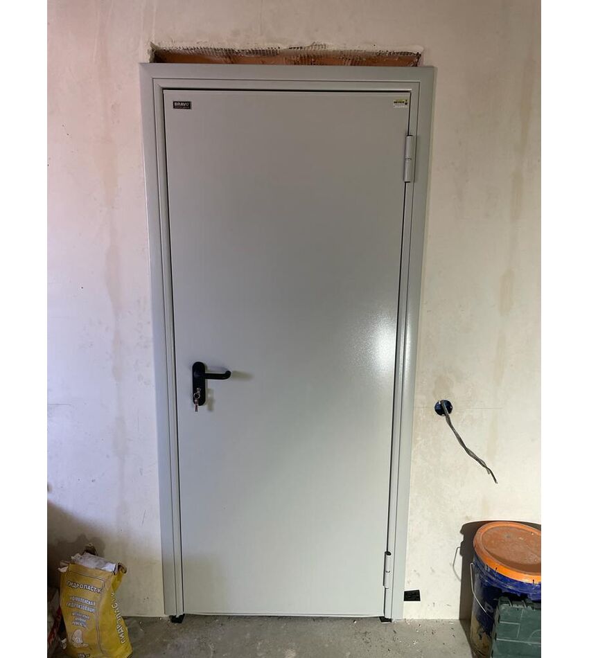 Дверь противопожарная металлическая однопольная  EI 60. ДП-1 BRAVO, фото 7