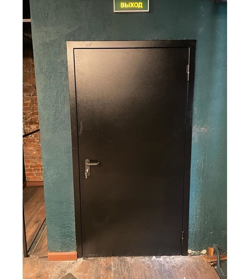 Дверь металлическая однопольная техническая  840 x 1500  выс., фото 15