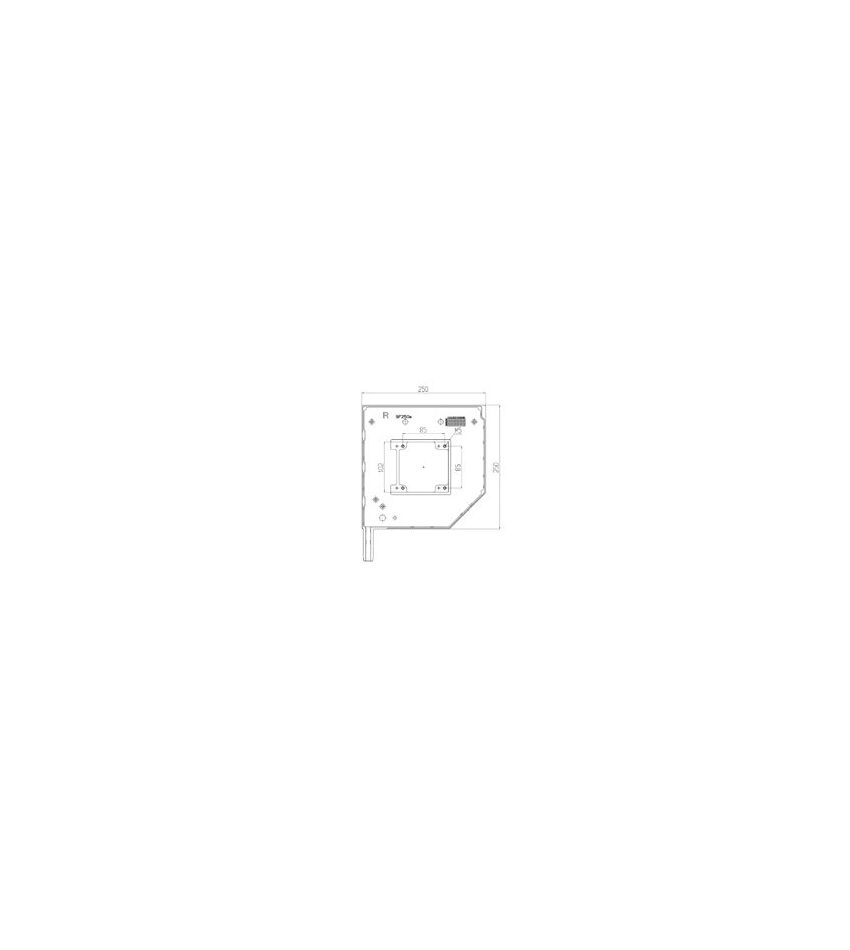 Крышка боковая роллетная SF250a - 306006204 для роллет (рольставен), фото 1