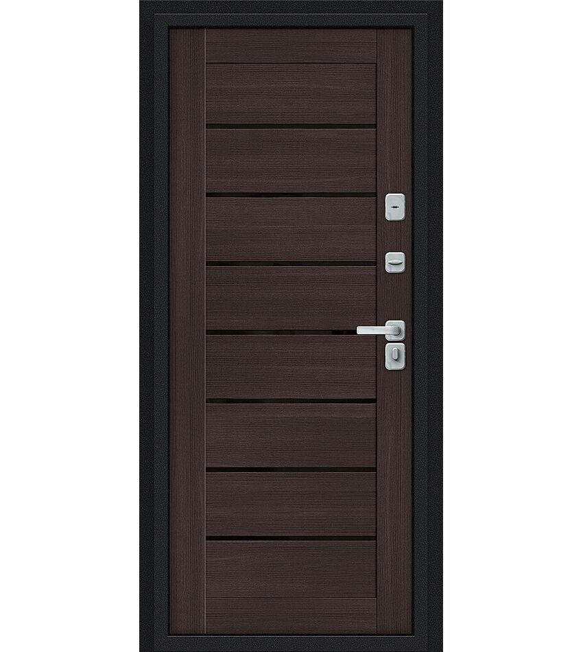 Thermo Техно Декор Букле черное/Wenge Veralinga 205*86 левое, фото 3