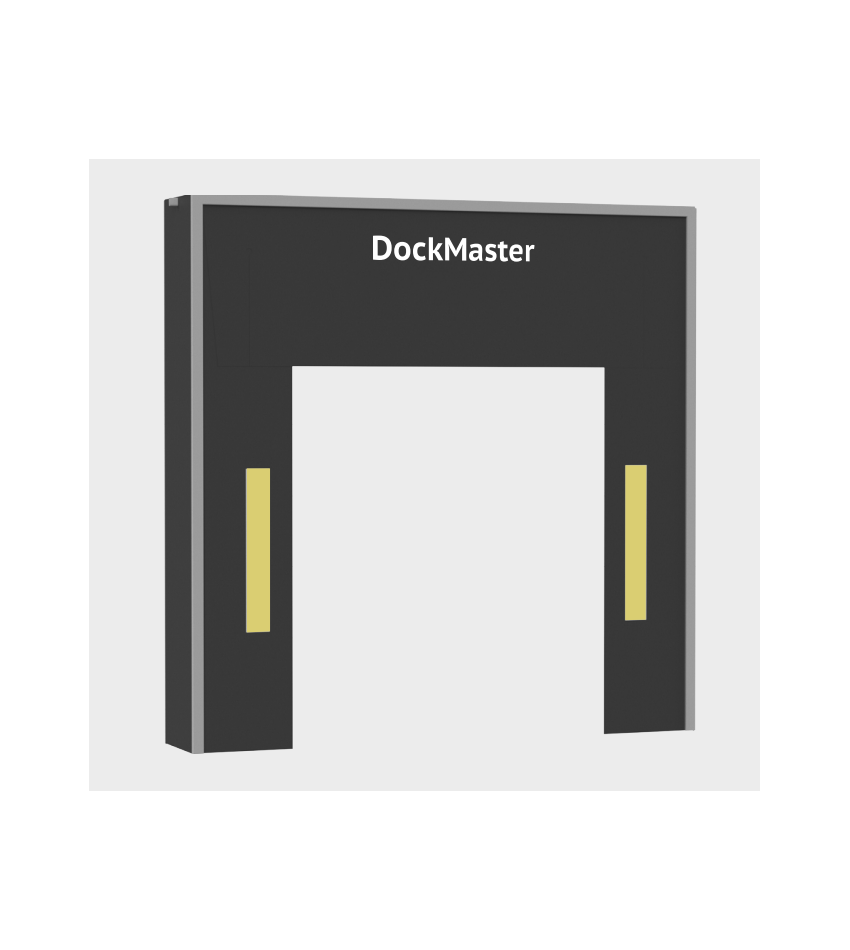 Герметизатор проёма DockMaster со складной рамой одинарный верхний лист 3400х3400 выс. (Докшелтер), фото 1
