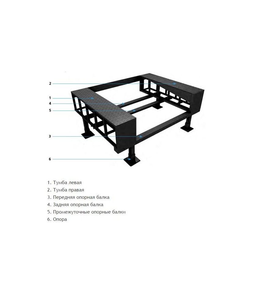 Ферма выносная 30 для плат. с выдвиж. аппарелью (500) L=4000, фото 2