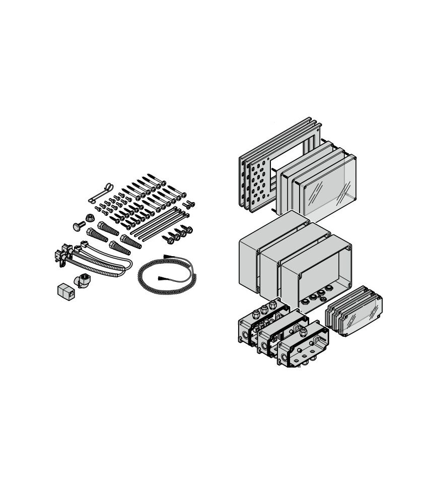 Комплект для подключения 8K2 / VL 1/2, IP 66 для блоков управления A/ B 445, A/ B 460, B 460 FU (выс, фото 1