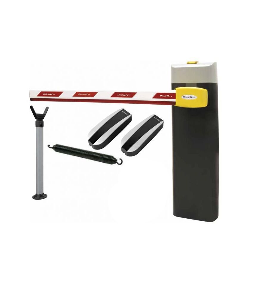 Шлагбаум автоматический DOORHAN BRN-5000KIT, комплект: стойка Barrier-N, стрела, опора, фотоэлементы, пружина, фото 1