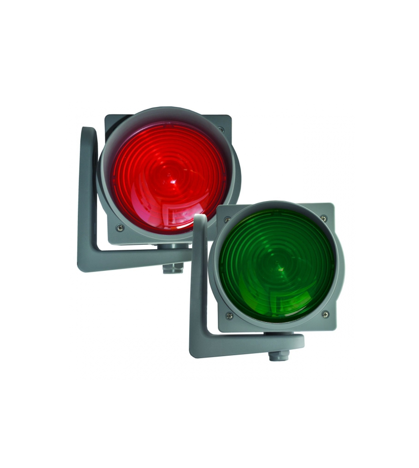 Светофор TRAFFICLIGHT-LED 230В (зеленый+красный), фото 1