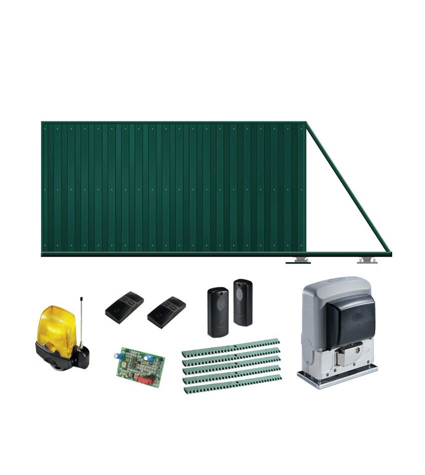 Ворота автоматические откатные КОРН с электроприводом CAME BX-68 FULL, фото 1