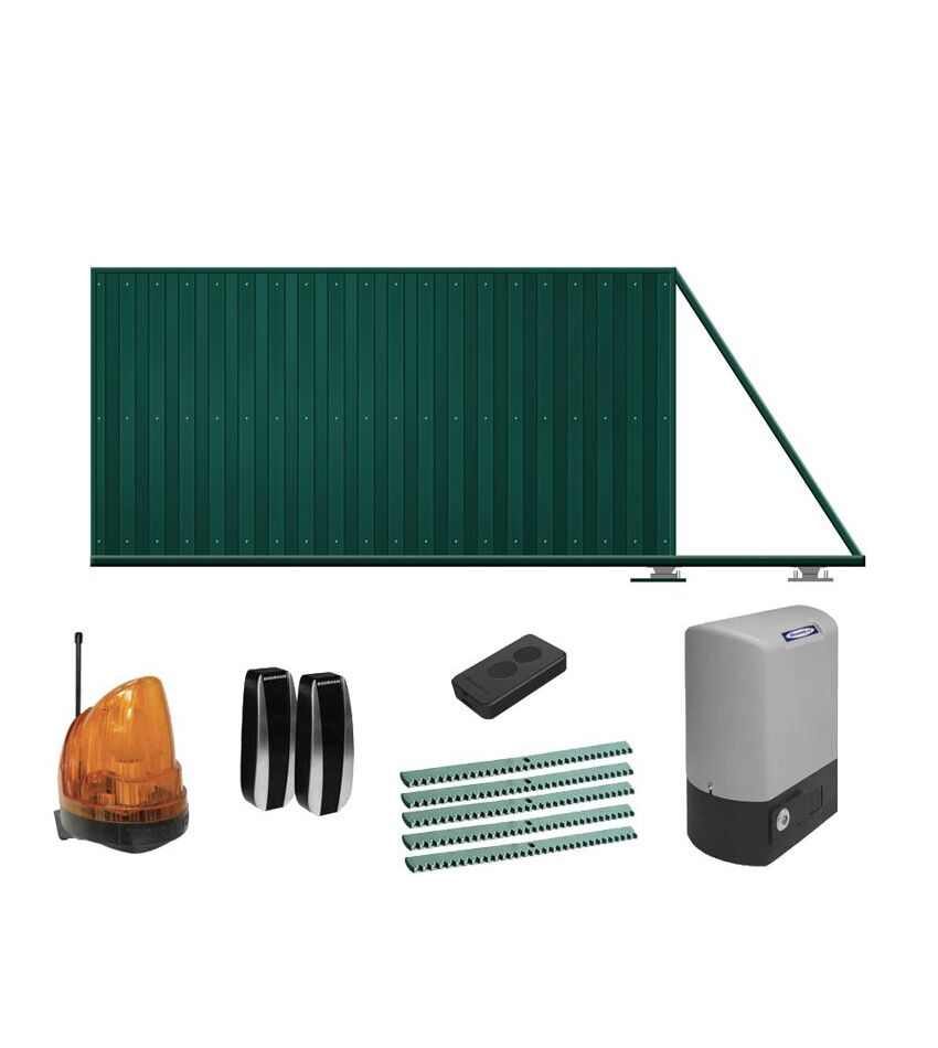 Ворота автоматические откатные КОРН с электроприводом DOORHAN SL-800KIT, фото 1