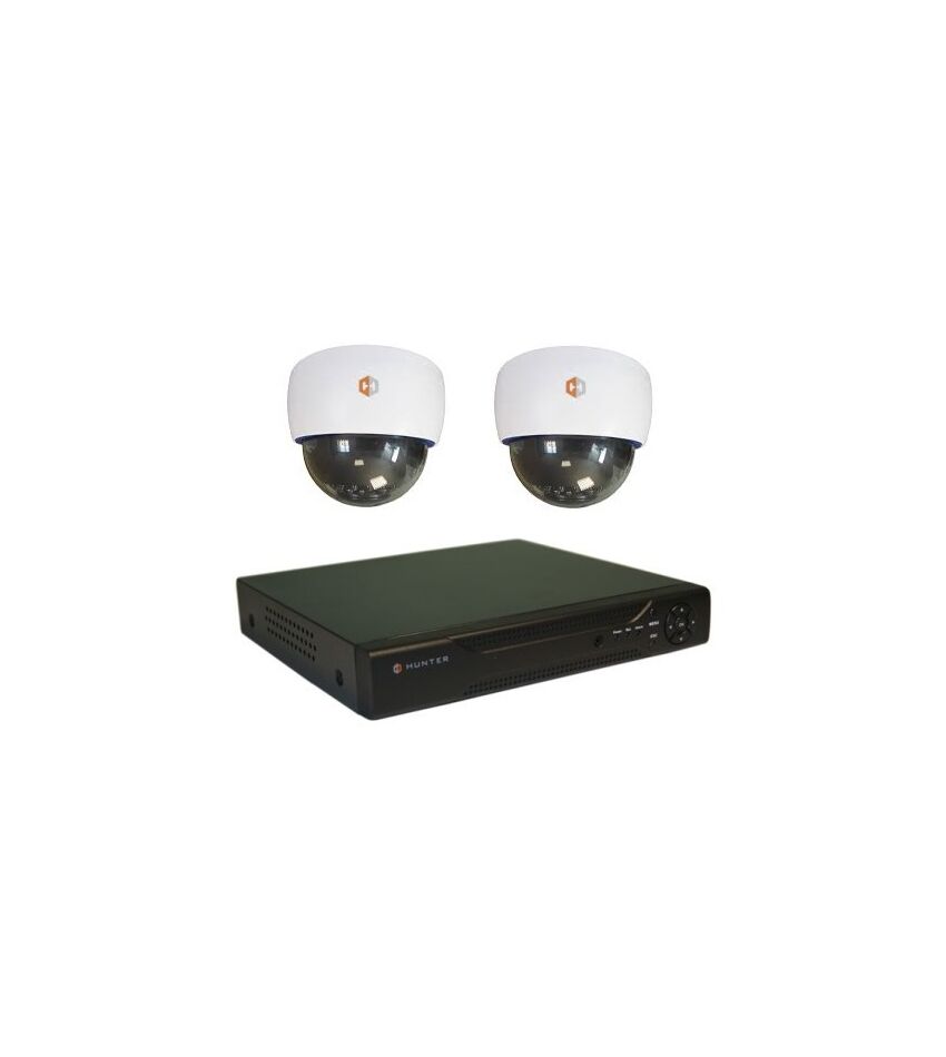 Комплект видеонаблюдения Hunter IP KIT-2/61 на 2 камеры 2Mp, фото 1