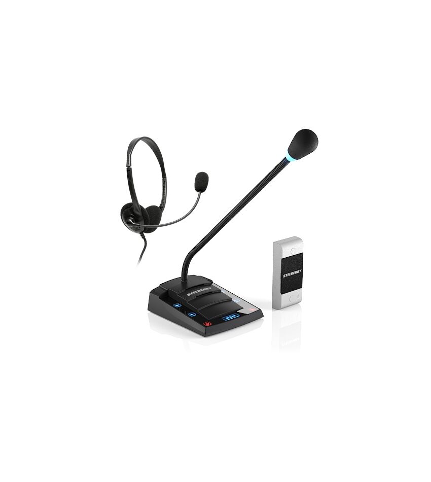 Переговорное устройство клиент-кассир STELBERRY S-412, фото 1