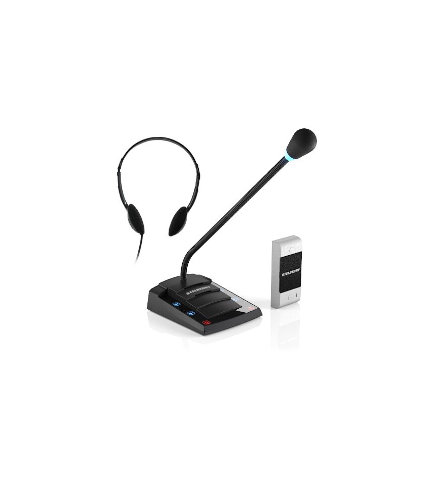 Дуплексное переговорное устройство клиент-кассир STELBERRY S-401, фото 1