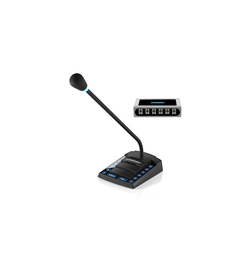 Пульт селекторной связи на 6 абонентов STELBERRY S-760, фото 1