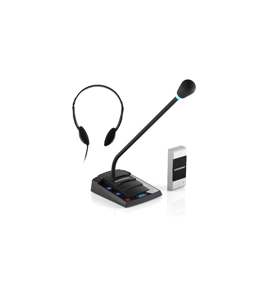Громкоговорящее переговорное устройство клиент-кассир STELBERRY S-411, фото 1