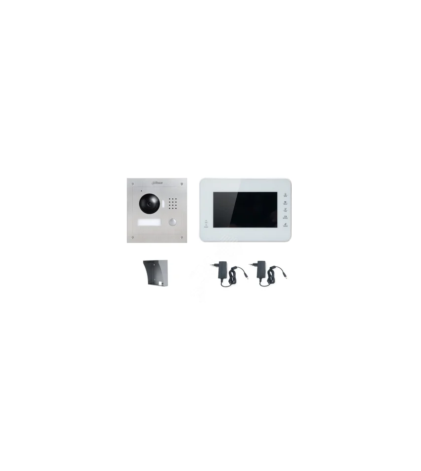 Комплект видеодомофона Dahua DHI-VTK-VTO2000A-VTH1560BW(S), фото 1