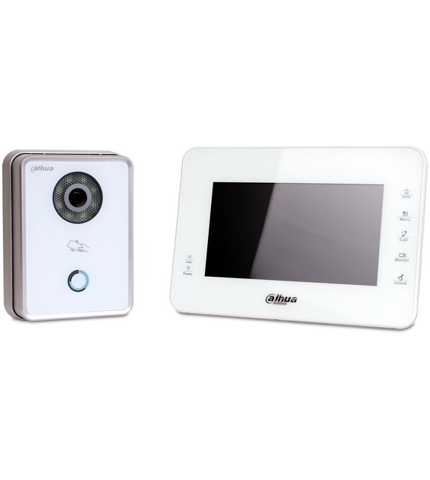 Комплект видеодомофона Dahua DHI-VTK-VTO6210BW-VTH1560BW, фото 2