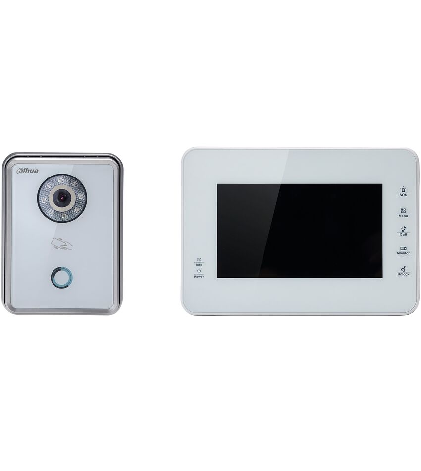 Комплект видеодомофона Dahua DHI-VTK-VTO6210BW-VTH1560BW, фото 1