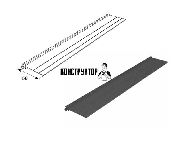 Верхний резиновый уплотнитель для подъёмных секционных ворот, Купить за ...